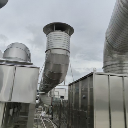 中山家具廠噴涂廢氣管道工程